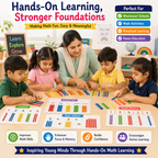 Colorful Math Learning Sticks – Educational Counting Rods for Preschool, Kindergarten & Early STEM Activities