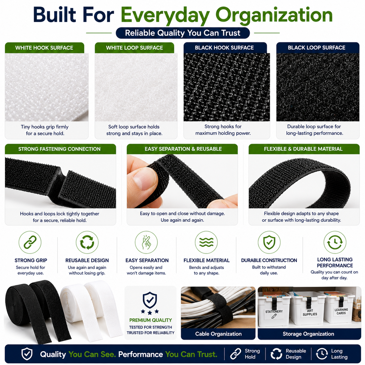 Double sided adhesive dots Damage-free wall mounting tape No nails wall hangers