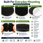 Velcro dots Hook and loop  Adhesive wall mounting  Self-adhesive