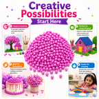 DIY Pink Beads – Creative Craft Decorations for School Projects, Gift Boxes, Home Decor & Handmade Art
