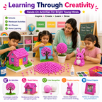DIY Pink Beads – Creative Craft Decorations for School Projects, Gift Boxes, Home Decor & Handmade Art