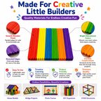 Multicolor Wooden Craft Sticks – DIY Popsicle Sticks for Kids Crafts, School Projects & Handmade Decorations