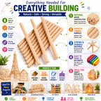 Kids Counting Sticks – Montessori-Inspired Math Learning Toy for Numbers, Counting, Patterns & Problem Solving