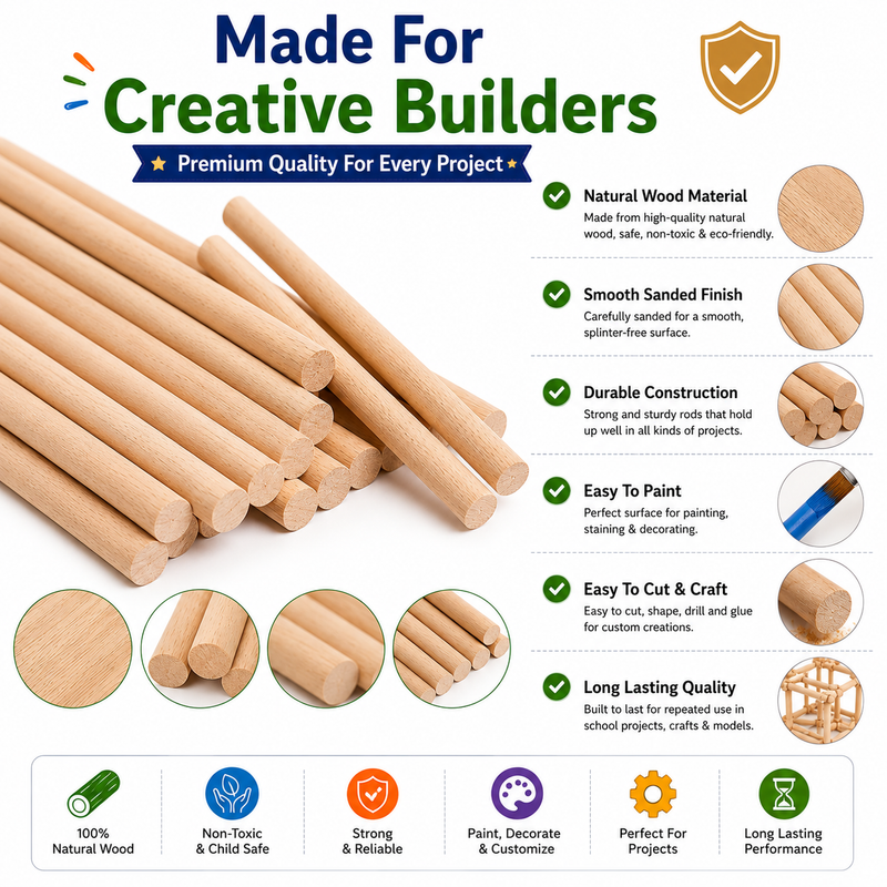 Kids Counting Sticks – Montessori-Inspired Math Learning Toy for Numbers, Counting, Patterns & Problem Solving
