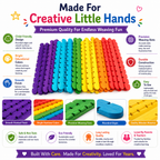 Colorful Wooden Loom Sticks – Weaving Craft Supplies for Kids, Beginners, School Projects & DIY Crafts