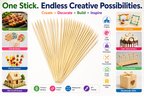 Wooden Sticks for DIY Crafts – 11cm Natural Popsicle Sticks for Kids, School & Creative Projects