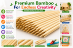 Wooden Sticks for DIY Crafts – 11cm Natural Popsicle Sticks for Kids, School & Creative Projects