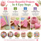 Printed Cotton Fabric Sheets – Soft & Easy-to-Sew Fabric for Quilting, Patchwork, Sewing & DIY Crafts