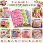Printed Cotton Fabric Sheets – Soft & Easy-to-Sew Fabric for Quilting, Patchwork, Sewing & DIY Crafts