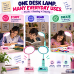 Study Desk Lamp – Adjustable LED