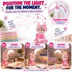 2-in-1 Study Lamp with Digital Clock