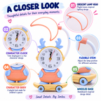 All-in- One Desk lamp with clock