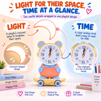 All-in- One Desk lamp with clock