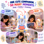 All-in- One Desk lamp with clock