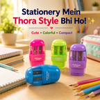Make Your Study Desk More Colorful Sharpener & Eraser 2 in 1