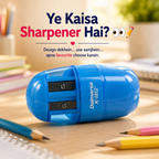 Make Your Study Desk More Colorful Sharpener & Eraser 2 in 1