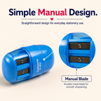 Make Your Study Desk More Colorful Sharpener & Eraser 2 in 1