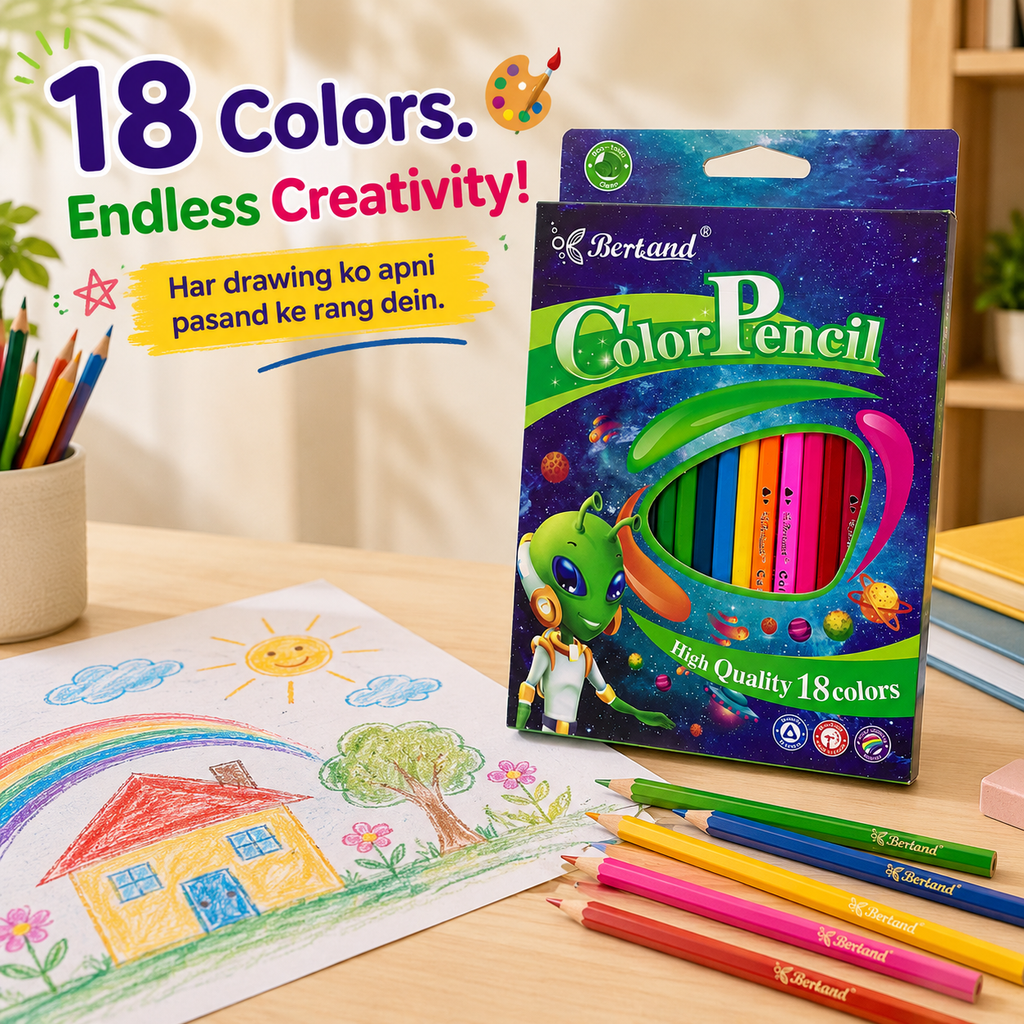 18 Colors pencile for Endless Creativity