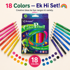 18 Colors pencile for Endless Creativity