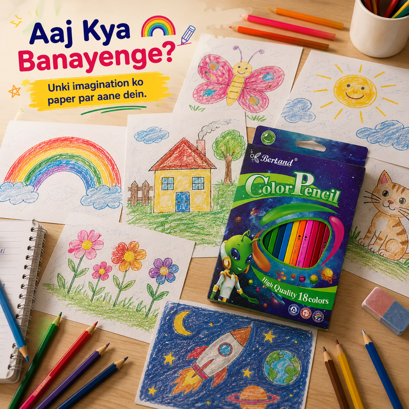 18 Colors pencile for Endless Creativity