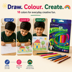 18 Colors pencile for Endless Creativity