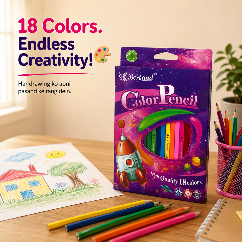 18 Colors. Endless Creativity!