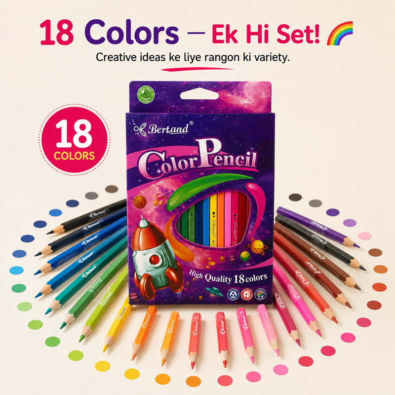18 Colors. Endless Creativity!