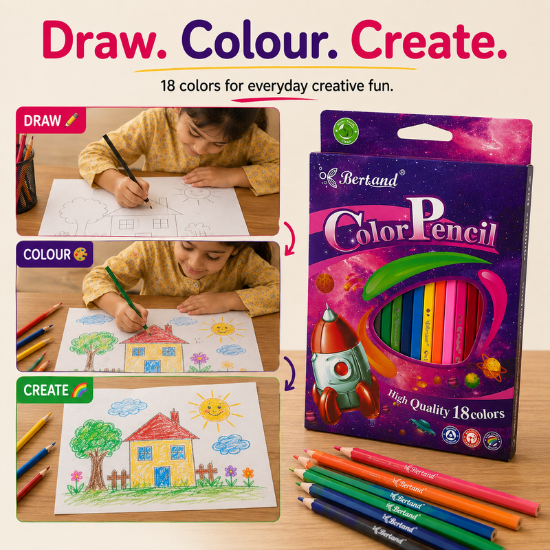 18 Colors. Endless Creativity!