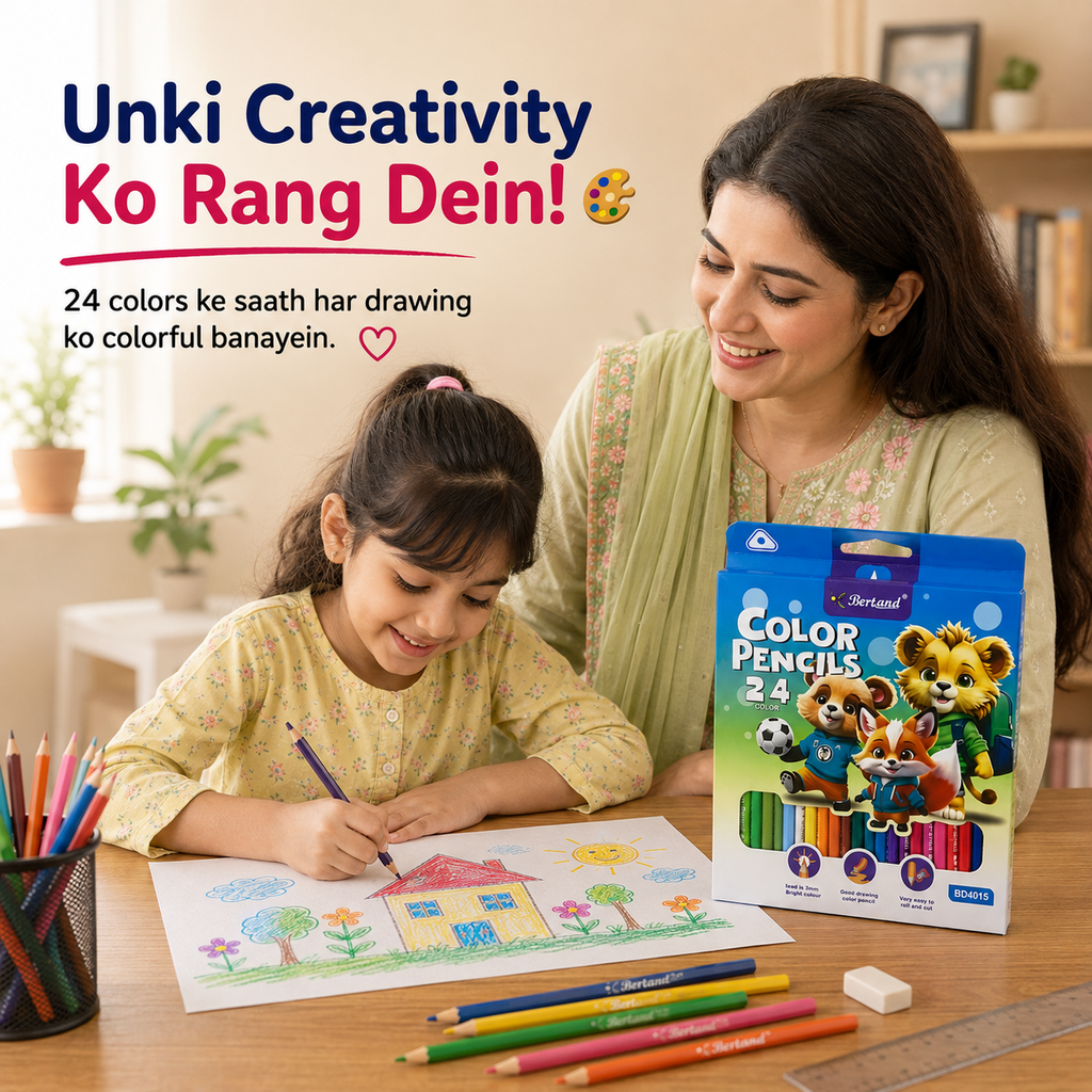 24 Colors. Creativity Ki Full Range!