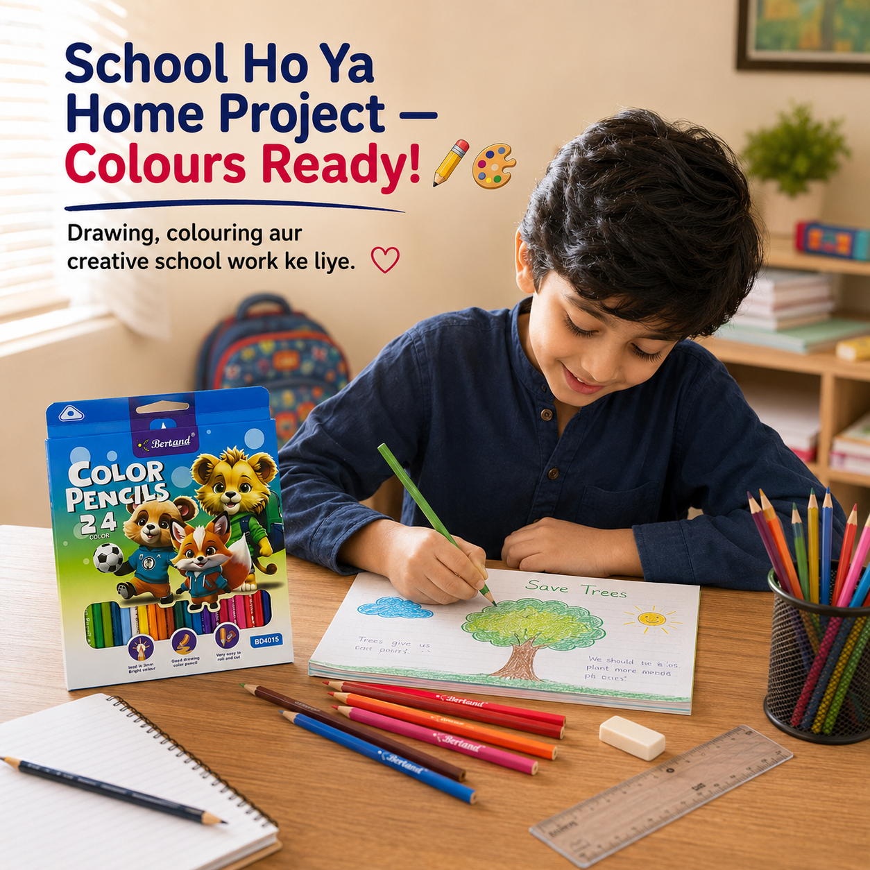 24 Colors. Creativity Ki Full Range!