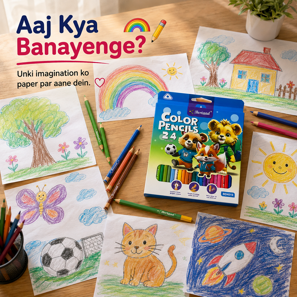 24 Colors. Creativity Ki Full Range!
