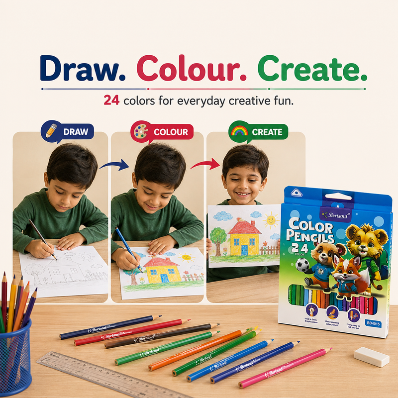 24 Colors. Creativity Ki Full Range!