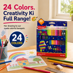 24 Colors pencile. Endless Creativity!