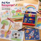 24 Colors pencile. Endless Creativity!