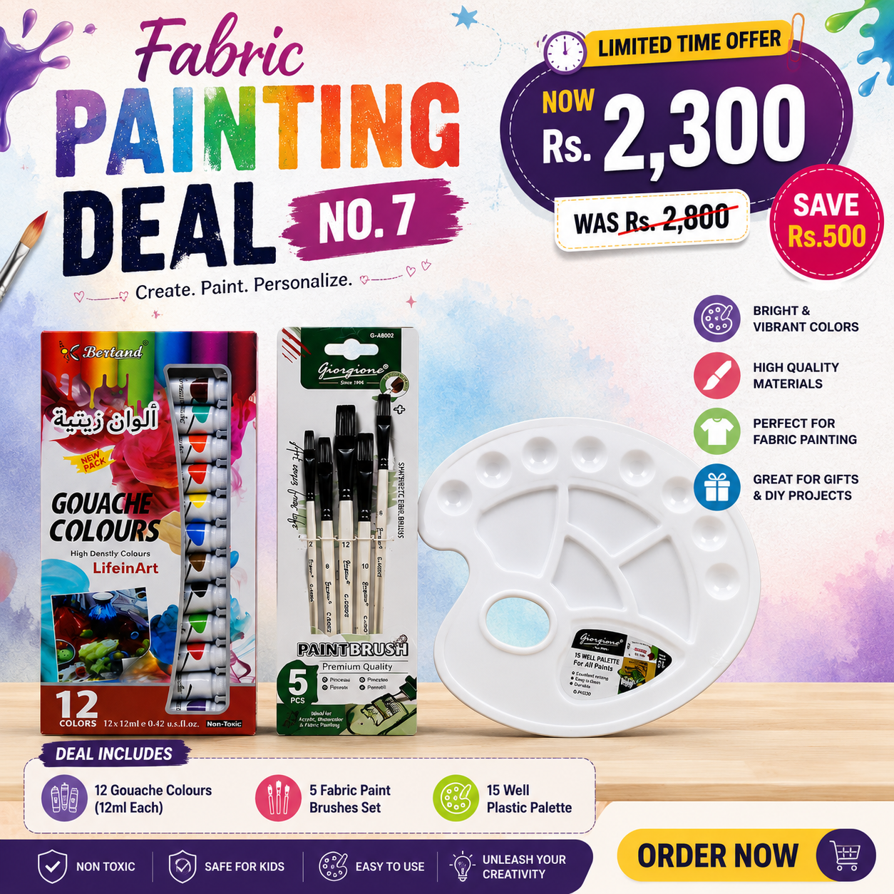 Gouache painting deal 2