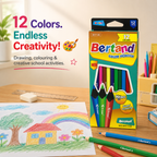 12 Colors. Endless Creativity! colour pencile