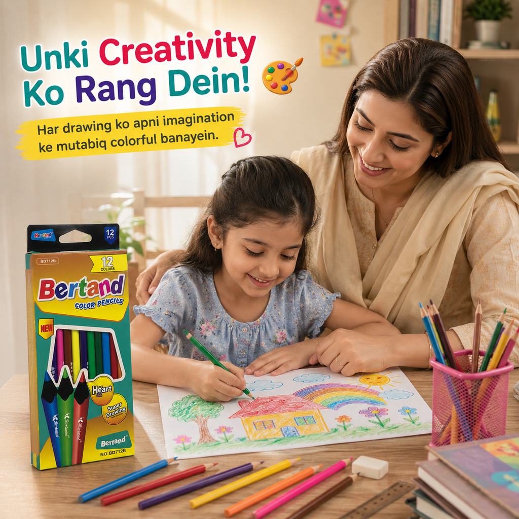 12 Colors. Endless Creativity! colour pencile
