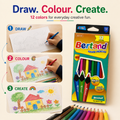 12 Colors. Endless Creativity! colour pencile