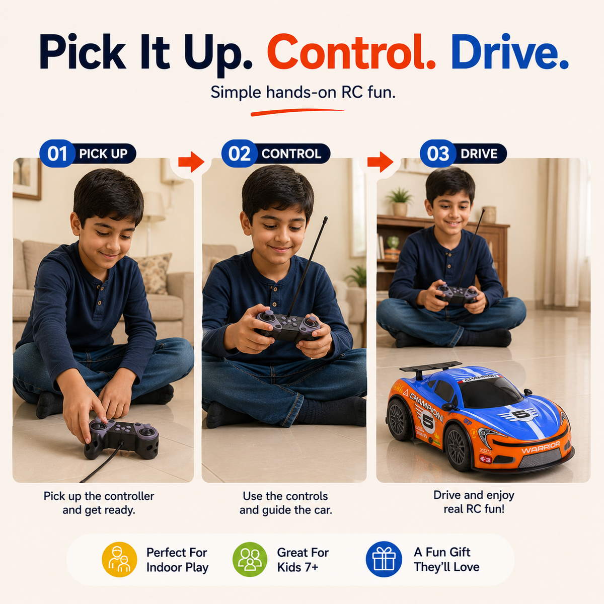 REMOTE CONTROL RC CAR FOR KIDS