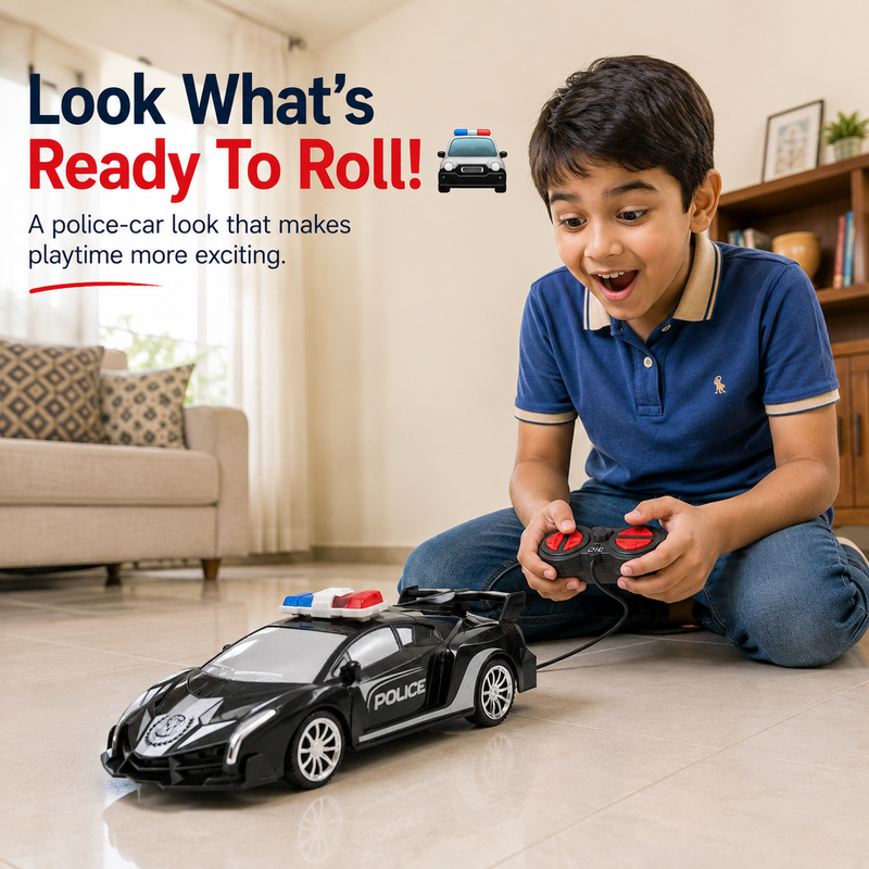 POLICE RC CAR FOR KIDS