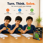MAGIC CUBE 2×2 – Classic Mini Puzzle Cube for Kids & Adults