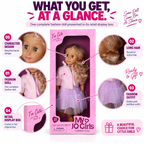 46cm Fashion Doll for Girls – Large Size Dress Up Doll, Kids Pretend Play Toy & Birthday Gift