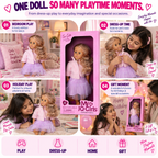 46cm Fashion Doll for Girls – Large Size Dress Up Doll, Kids Pretend Play Toy & Birthday Gift