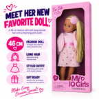 Premium 46cm Fashion Doll – Long-Haired Dress-Up Doll for Girls & Special Gifting