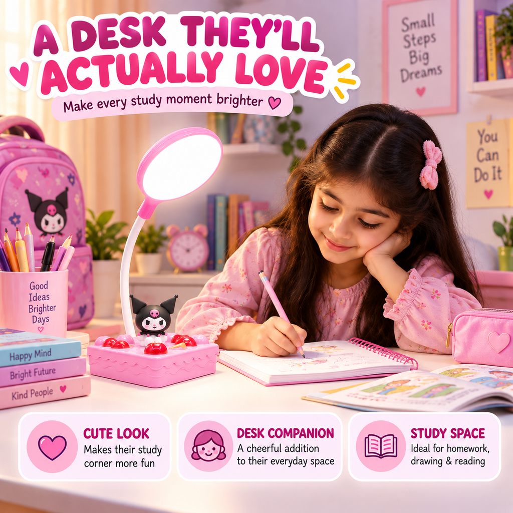 Krumi – Cute Adjustable LED Desk Lamp