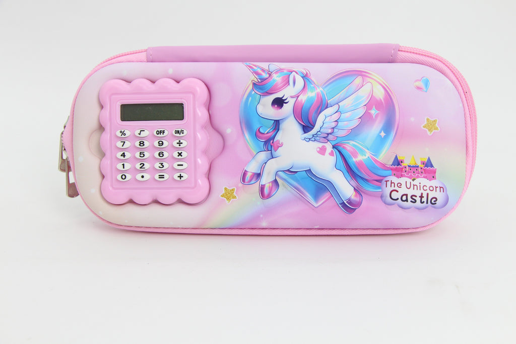 3D Pencil case with Calculator – Smart & School Ready in all charactors