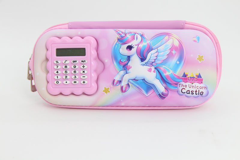 3D Pencil case with Calculator – Smart & School Ready in all charactors