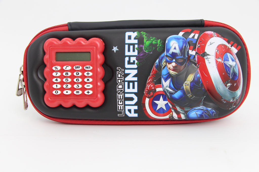 3D Pencil case with Calculator – Smart & School Ready in all charactors