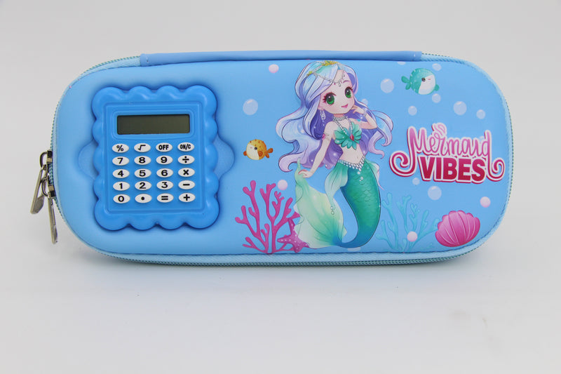 3D Pencil case with Calculator – Smart & School Ready in all charactors