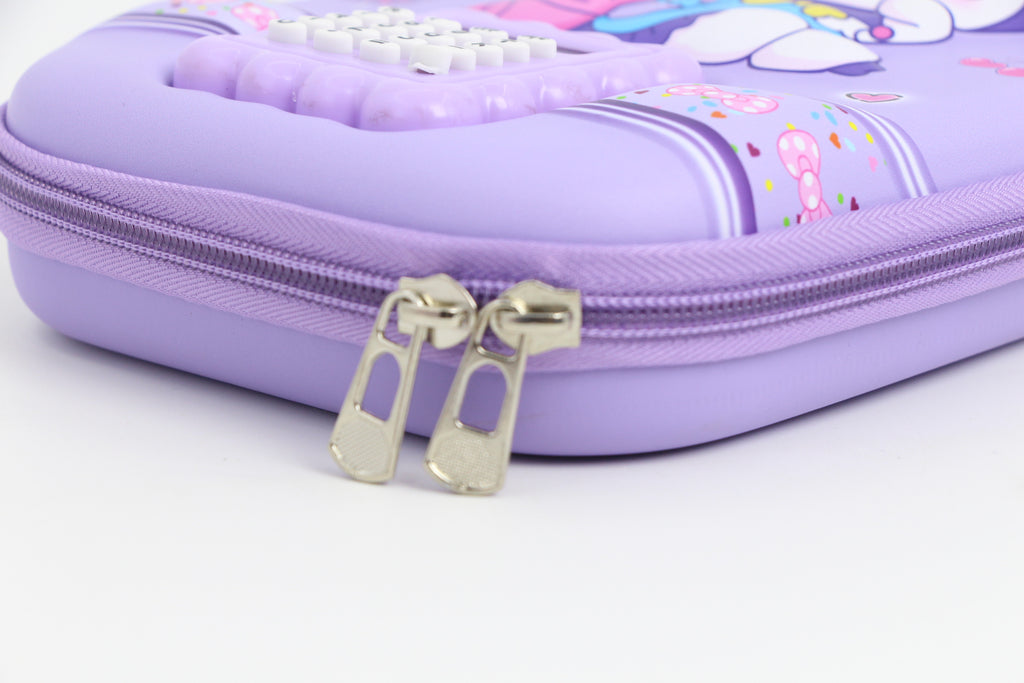 3D  Pencil Case with Calculator – Large Capacity EVA Stationery Organizer for Girls & School in all charactors